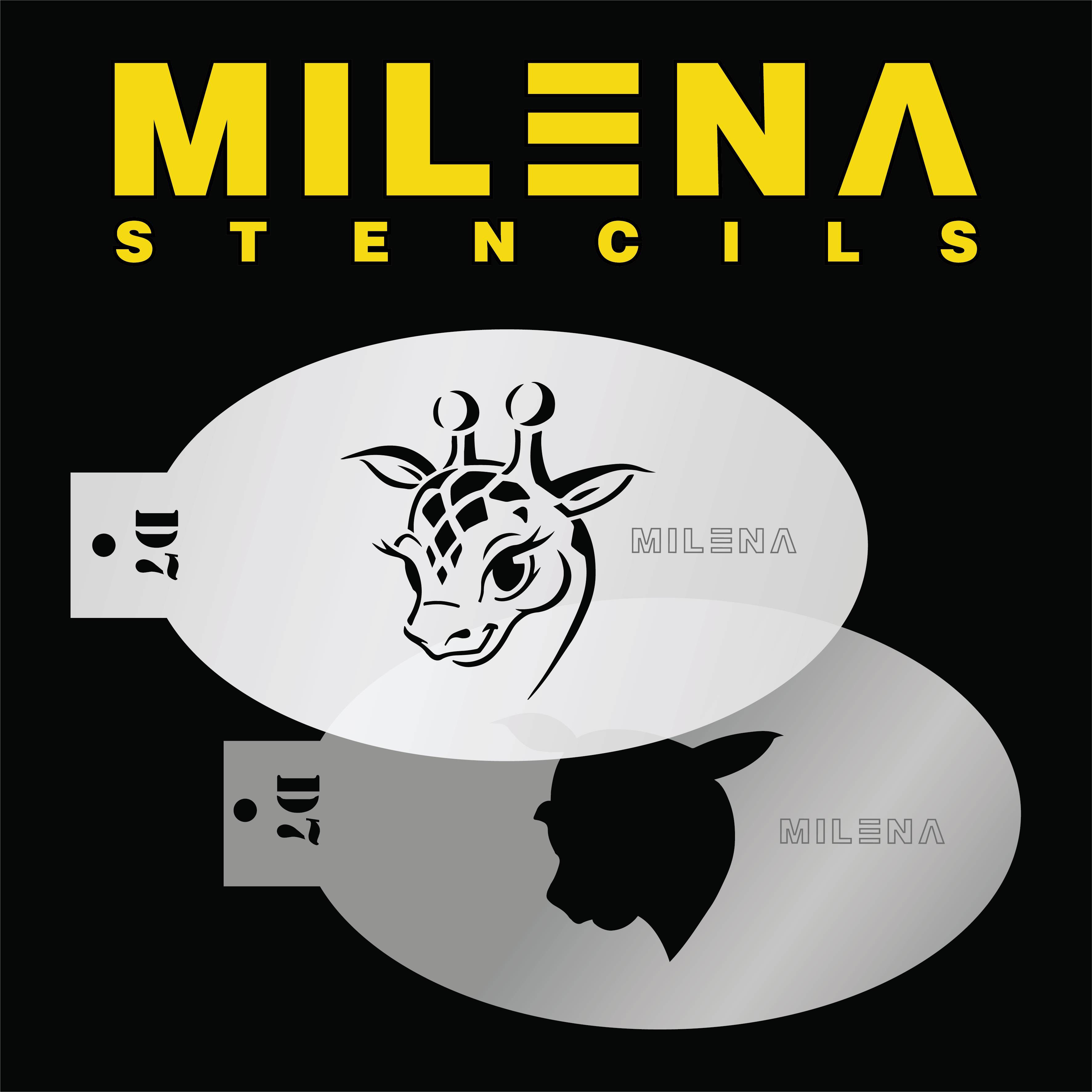 Milena Stencil - D7