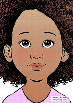 Sparkling Faces Board - Lia