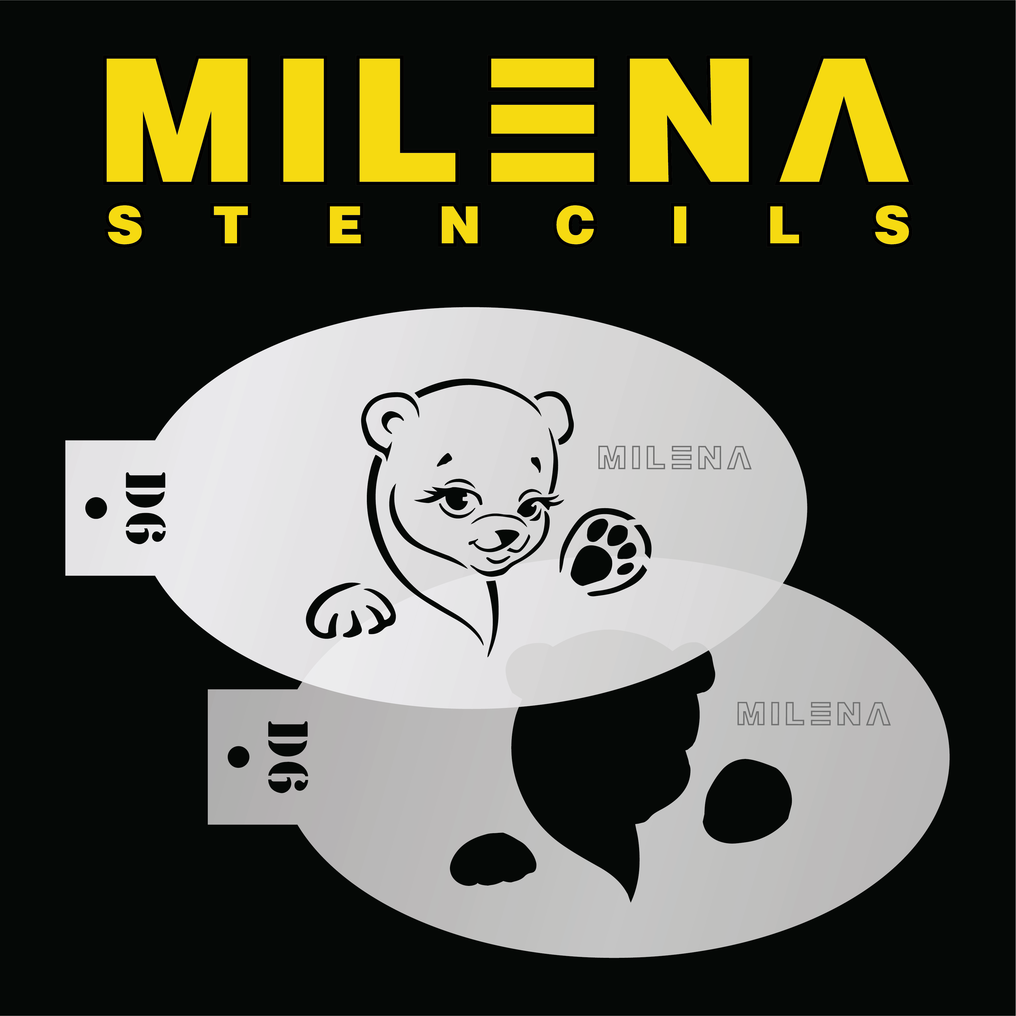 Milena Stencil - D6