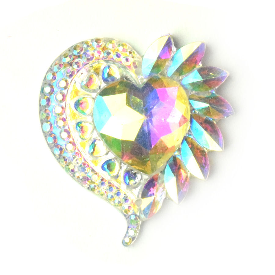 Love Me Heart (10pcs) - 23 x 25mm