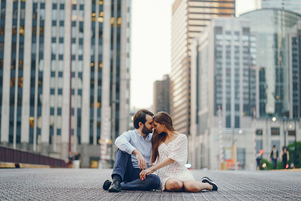 LUCAS & AMELIA'S INTIMATE SUNSET ELOPEMENT IN NEW YORK