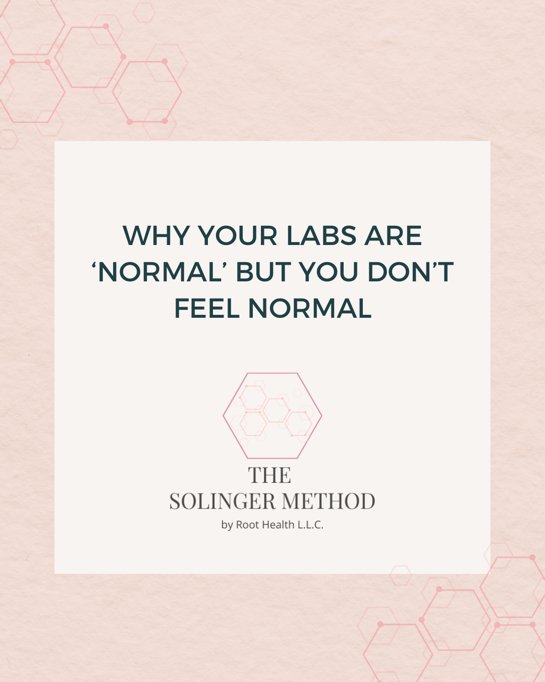 Why Your Labs Are “Normal” But You Don’t Feel Normal