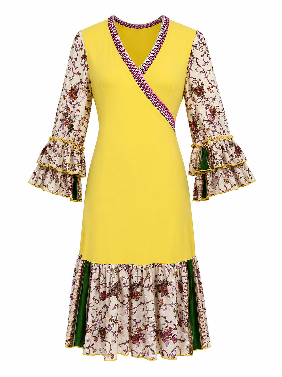 Thumbnail: Helia  Mid -Length Wrap Dress