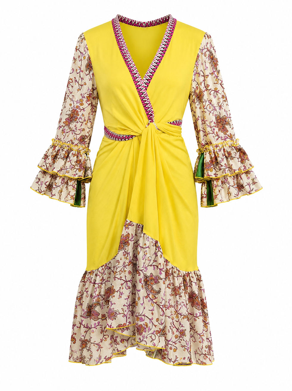 Thumbnail: Helia  Mid -Length Wrap Dress