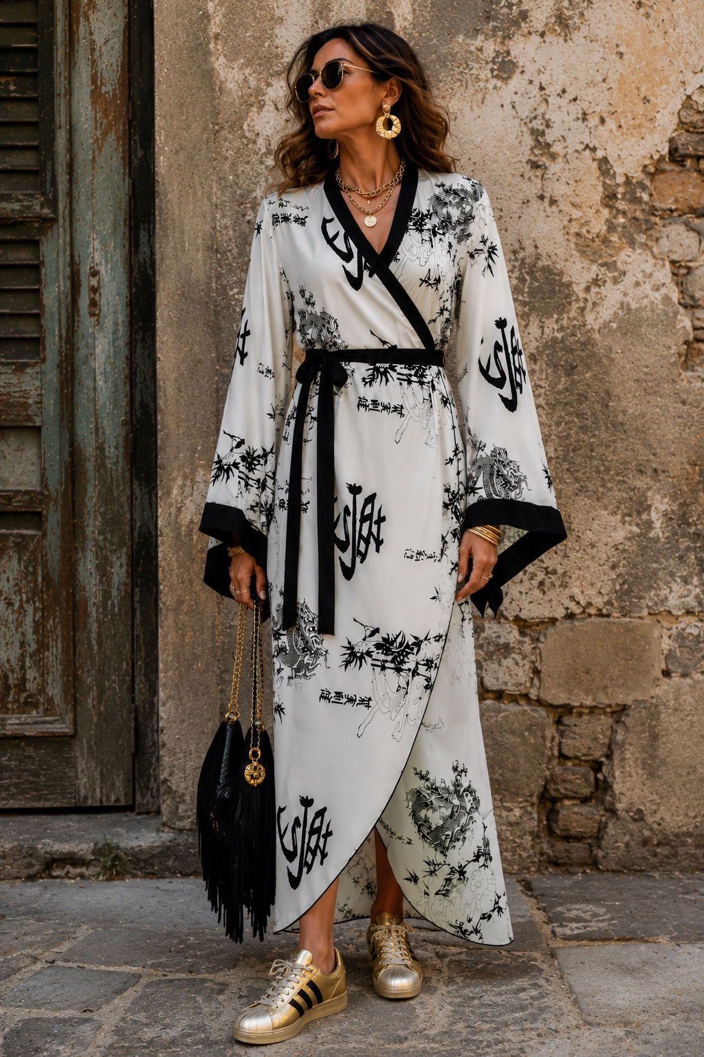 Akira Tulip Wrap Dress