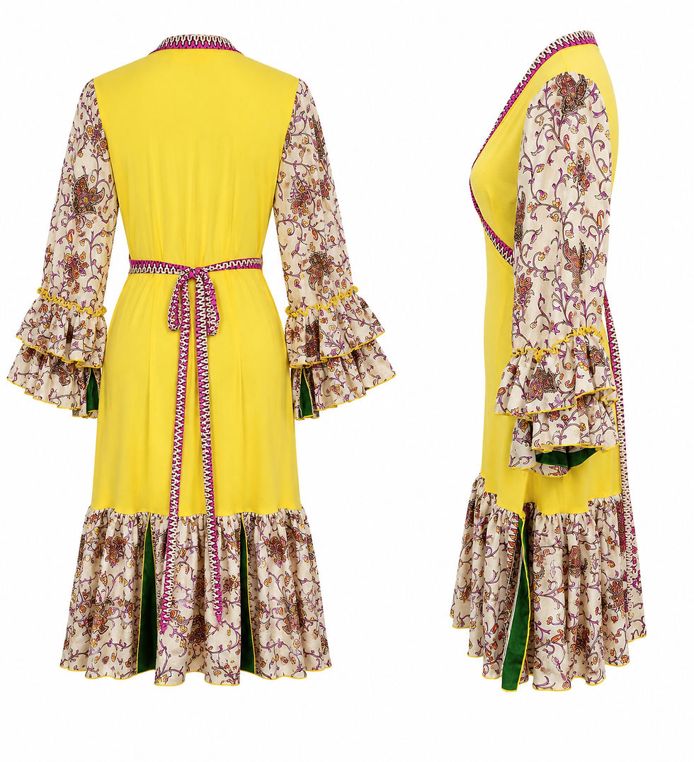 Thumbnail: Helia  Mid -Length Wrap Dress