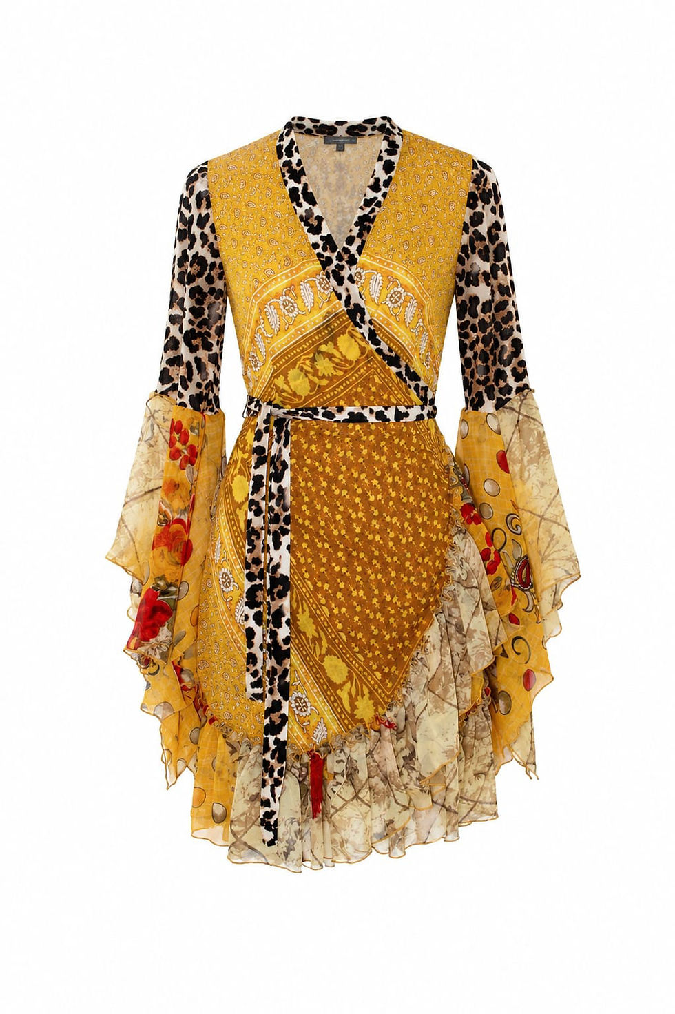 Thumbnail: Solara Soleil Mini Wrap Dress