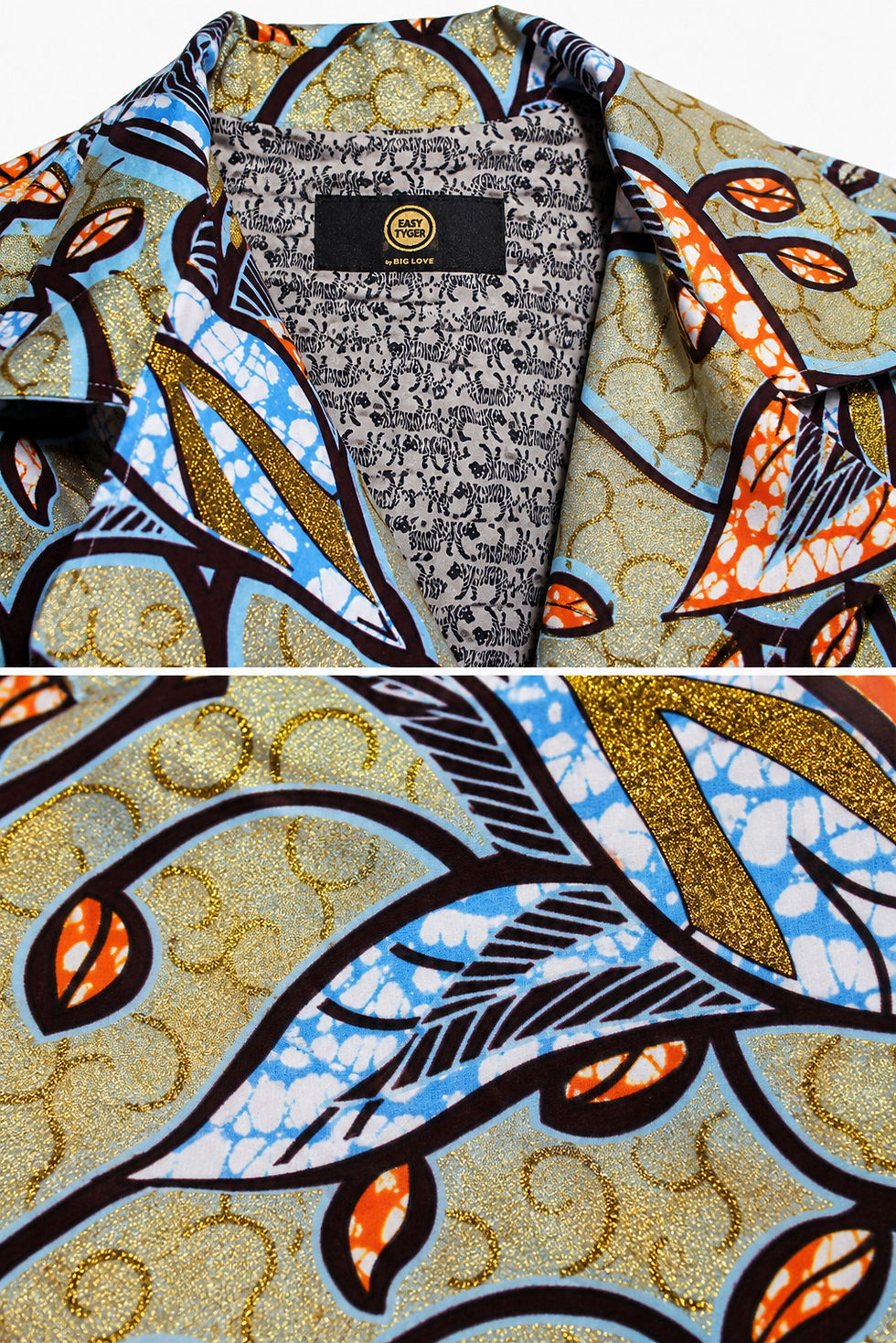 Thumbnail: Gold Savanna Muse Shweshwe Coat