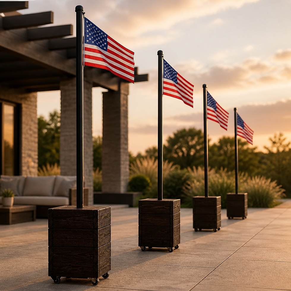 Thumbnail: Veterans’ Valor Anchor Base | Umbrella, Light & Flag Base 