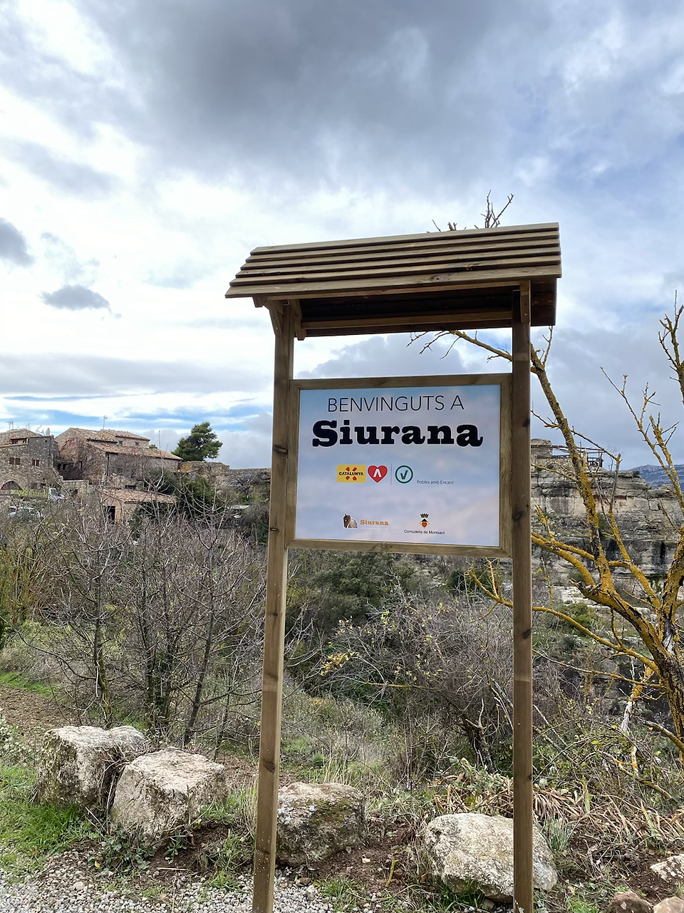 Cartel Benvinguts a Siurana