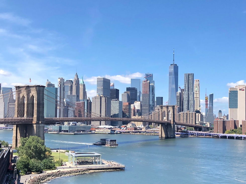 Vistas panorámicas desde Manhattan Bridge