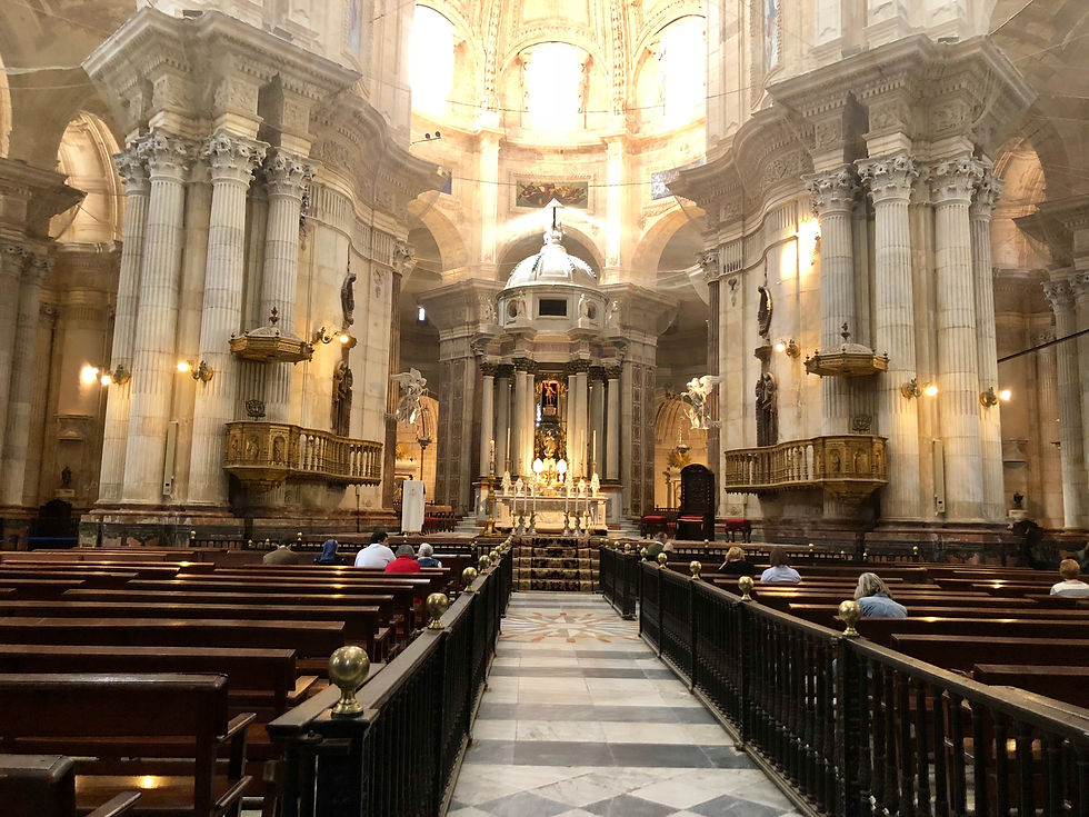 Interior de la Catedral de Cádiz