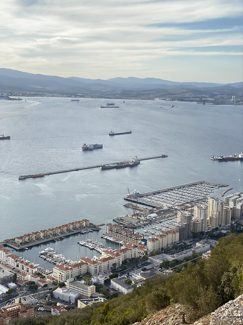 Golfo de Algeciras visto desde Gibraltar