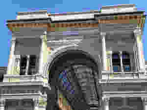 Fachada Galeria Vittorio Emanuele