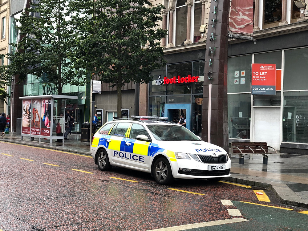 Coche policia Belfast