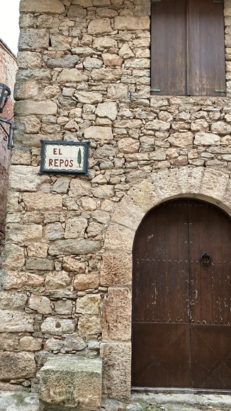Calle El Repos en Siurana de Tarragona
