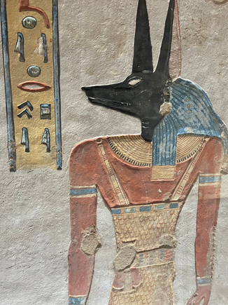 Representaciones egipcias en la tumba QV44 en Luxor