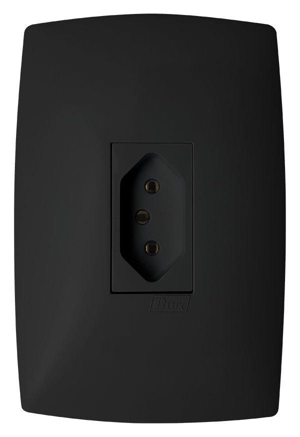 Tomada Vertical 10A,grafite