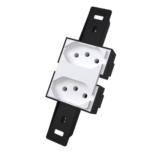 Tomada 2 Polos + Terra Dupla para Condulete | B.Lux