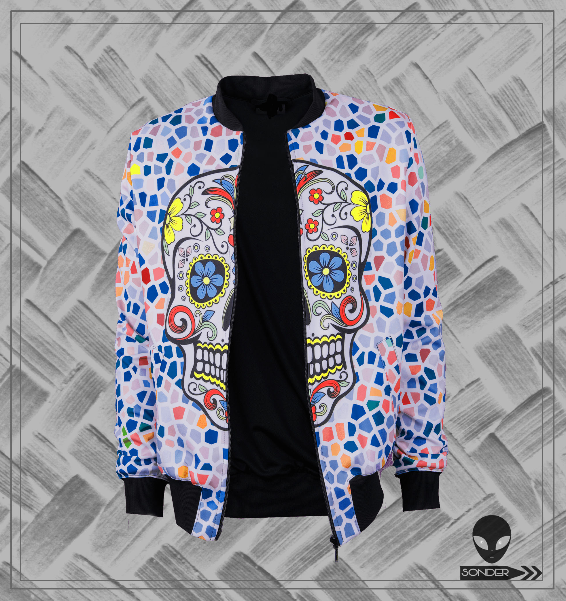 BOMBER JACKET SKULL