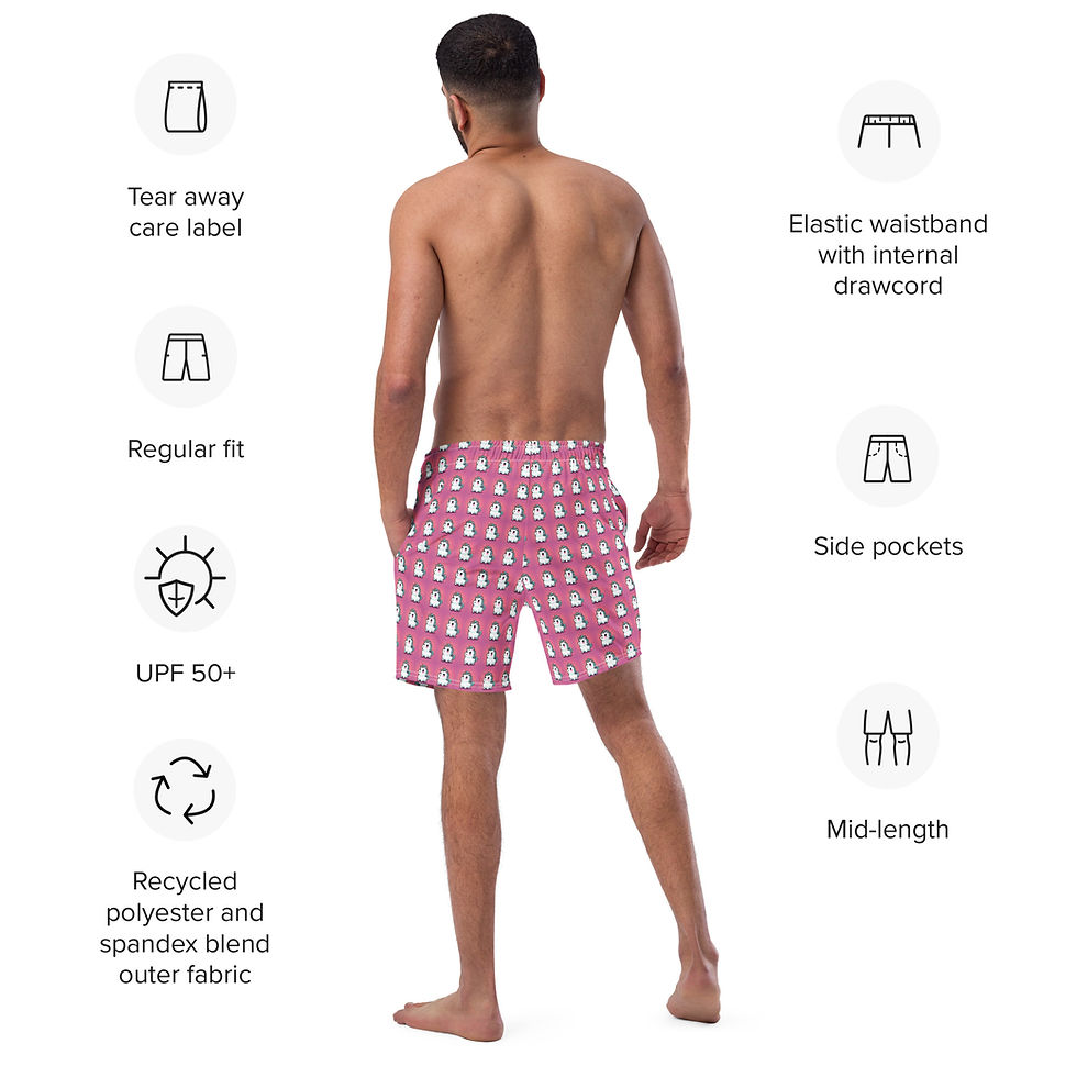 Thumbnail: Pink Unicorn Club Swim Trunks
