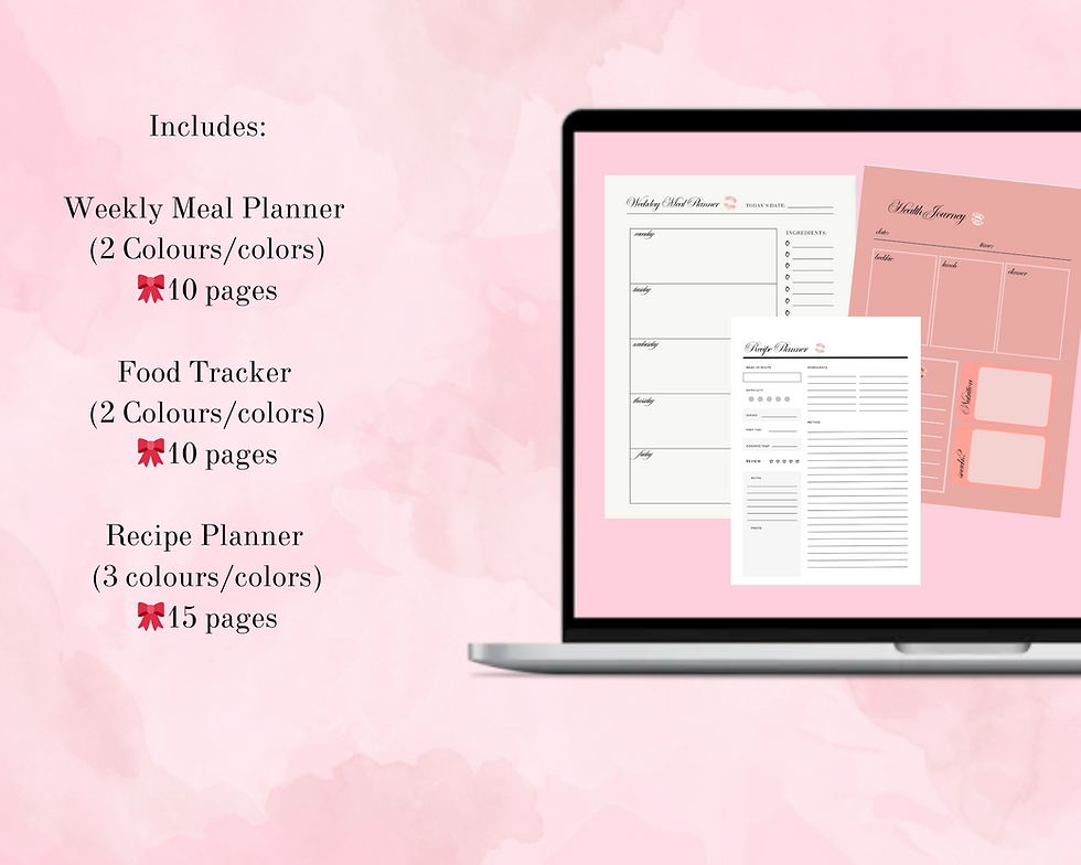 Elegant Meal planner | Healthy Meals | Meal planner organisation | meal planner dieting | downloadable meal planner