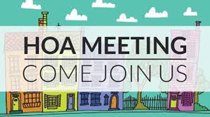 4/18/26 HOA Meeting 12:00 p.m Community Center