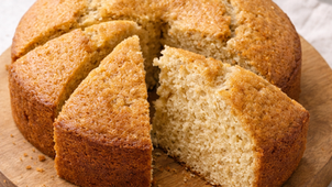 Bolo Simples com Farinha de Banana Verde