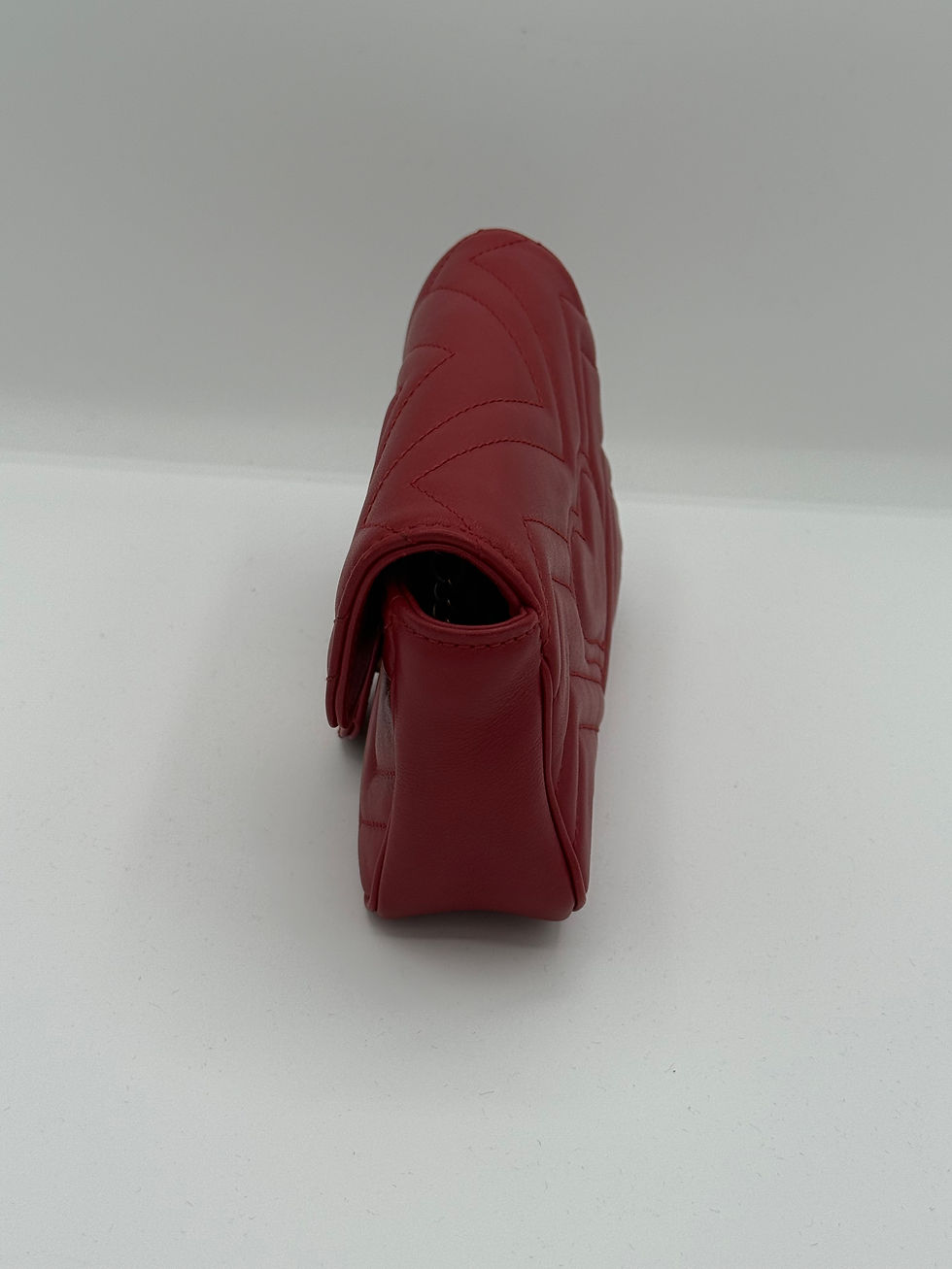 Thumbnail: Preowned Gucci Mini Red Leather Bag