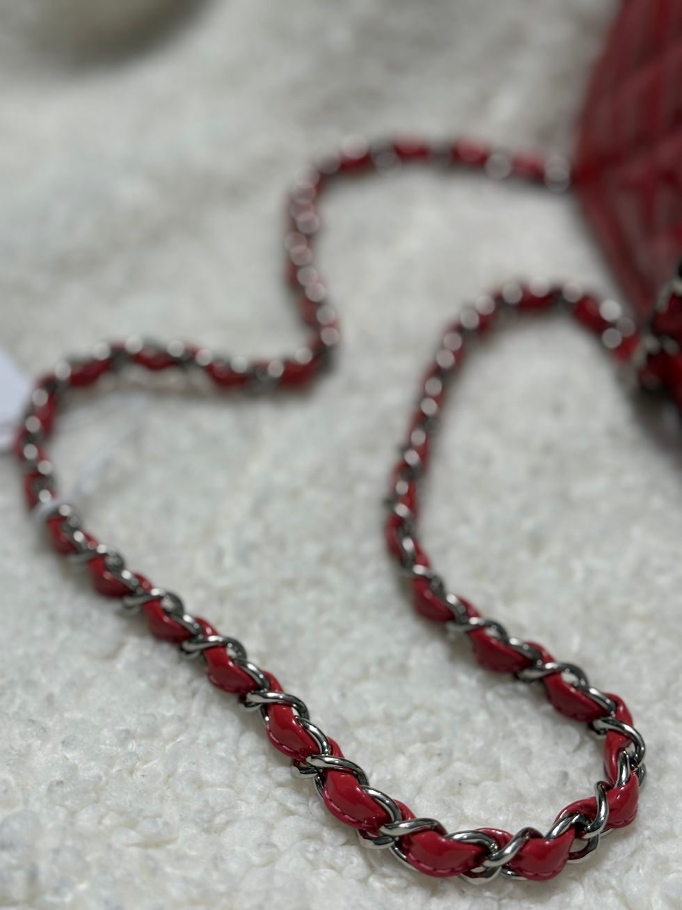 Thumbnail: Preowned Chanel Patent Leather Single Flap Bag 