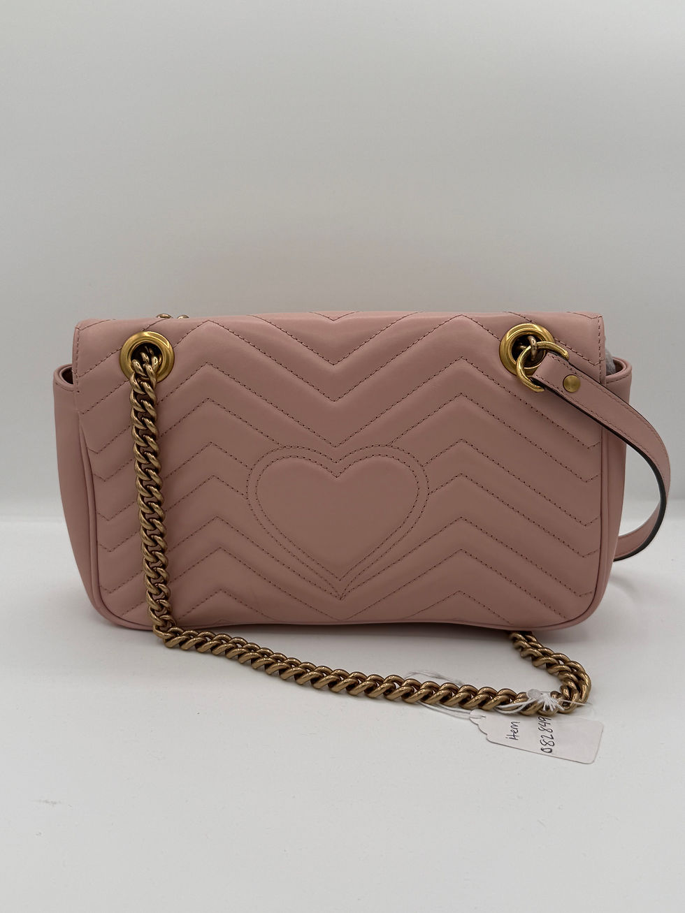 Thumbnail: Preowned Gucci Pink Leather Bag 