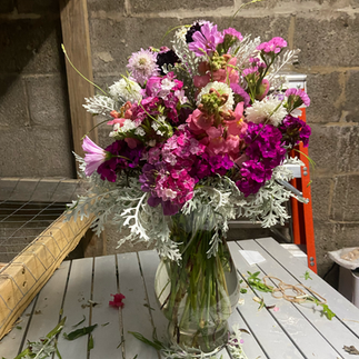 Fresh bouquet from Zekiah Ridge Farm and Flowers, home of Bliss in the Barn event venue