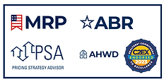 Michelle Morton's Professional's Designations, which include Military Relo Professional, Pricing Strategy Advisor, ABR