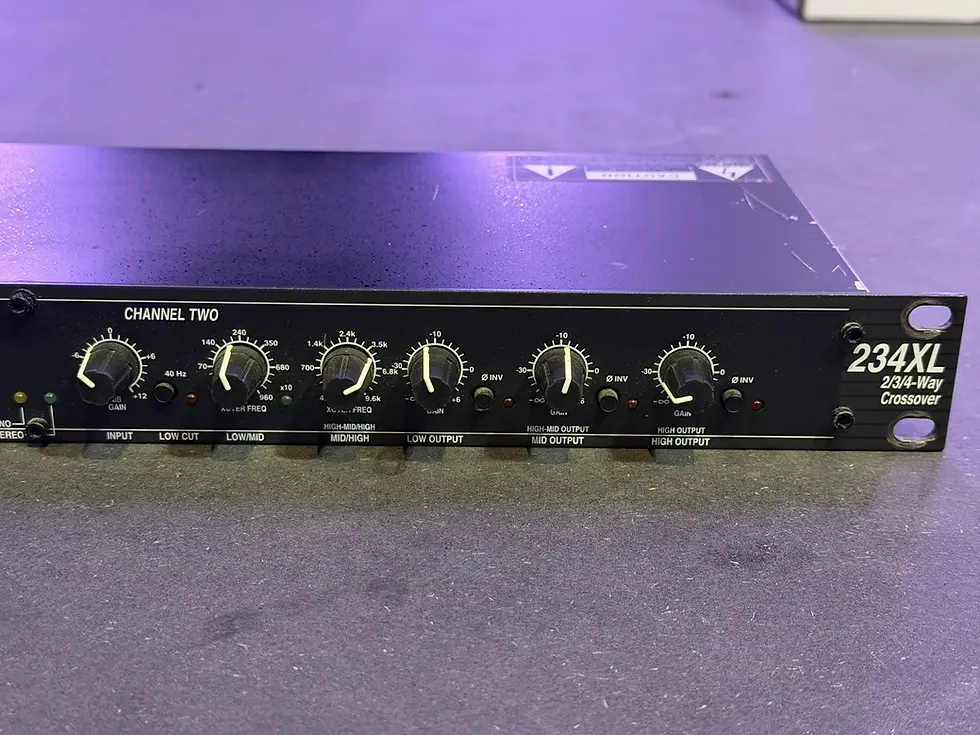 Thumbnail: DBX 234XL Analogue Speaker Crossover