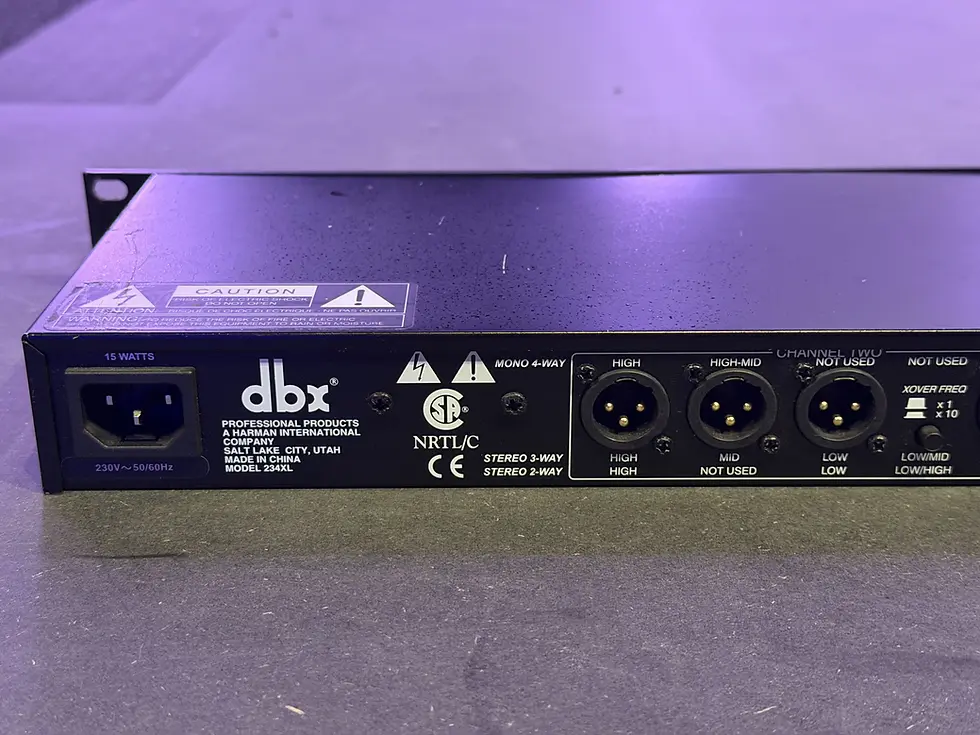 Thumbnail: DBX 234XL Analogue Speaker Crossover
