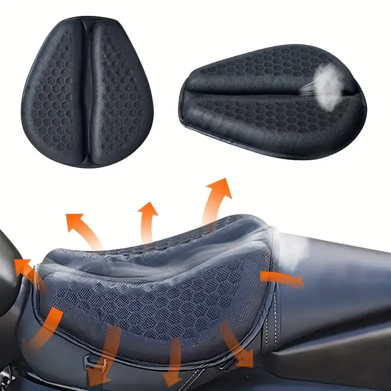 Honeycomb Gel Moto Seat Pad