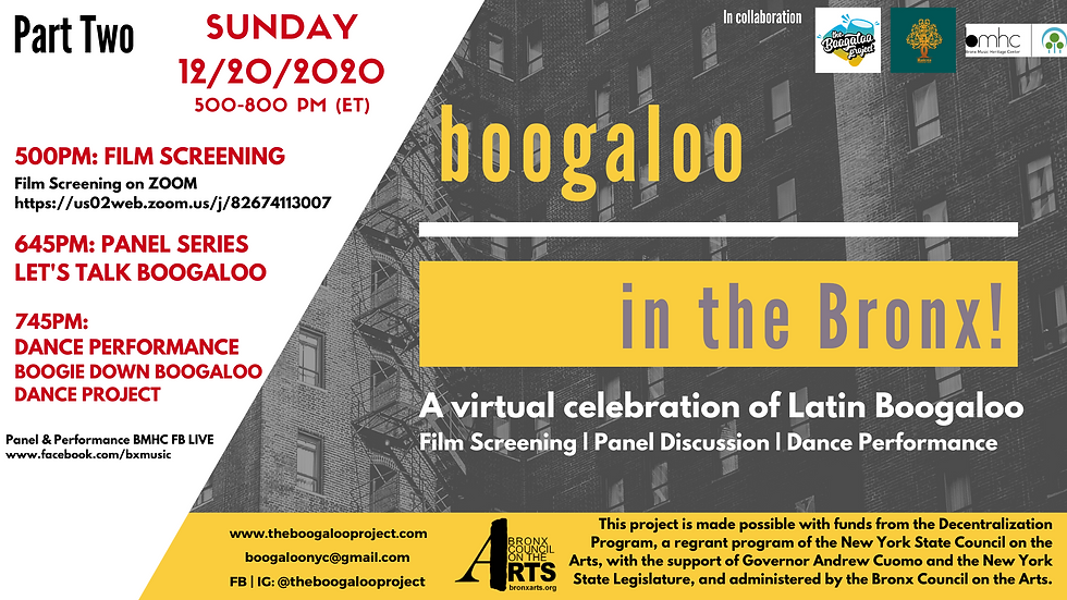 Boogaloo in the Bronx 2020! Part Two
