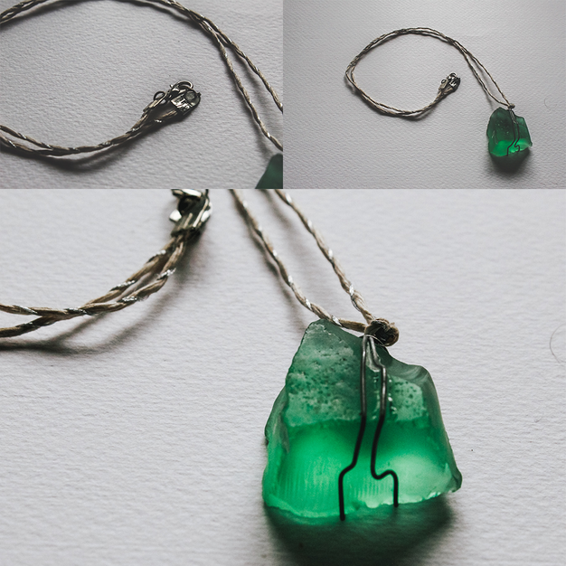 SeaGlass Pendant -P05