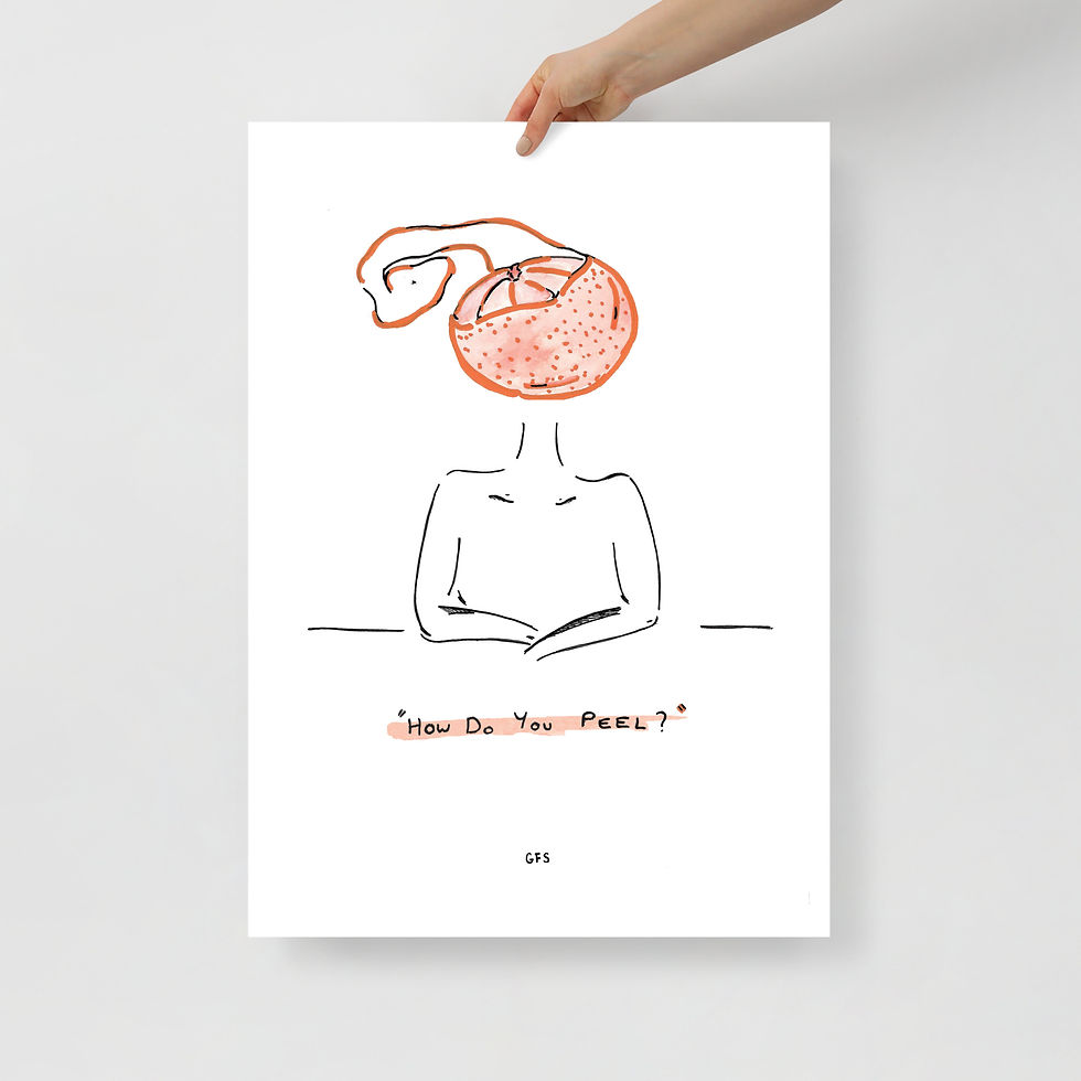 Thumbnail: How do you peel? Orange Poster