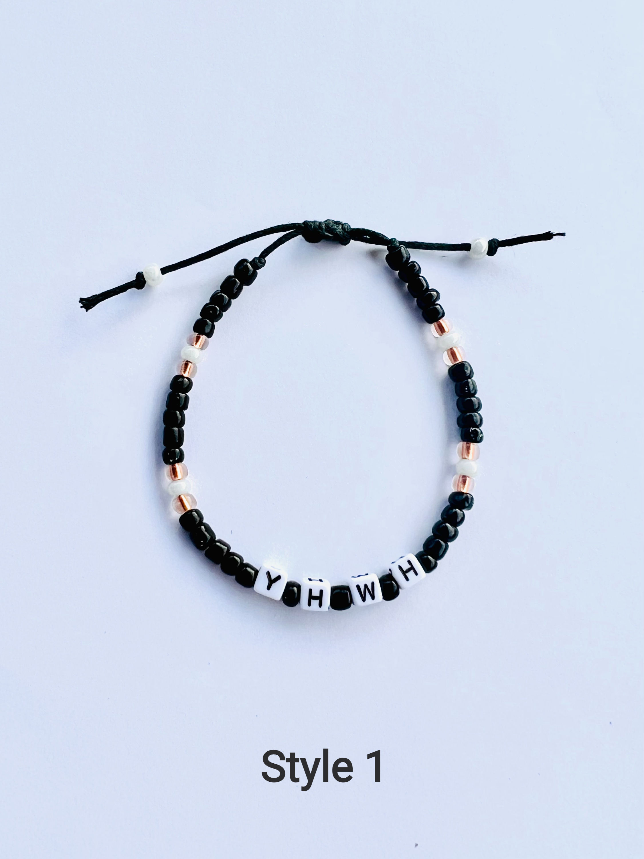 Adjustable Word Bracelets