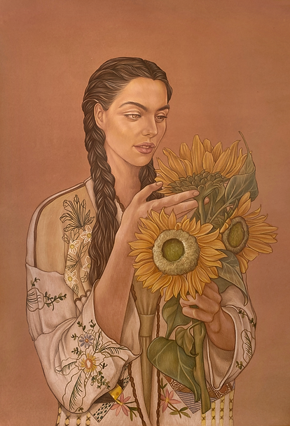 Sasha Krautman painting Ode to Summer