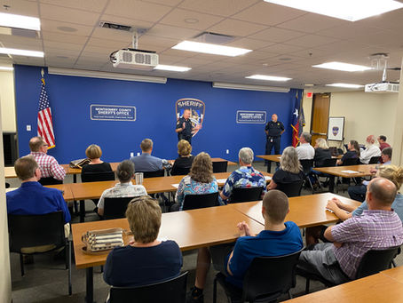 MONTGOMERY COUNTY SHERIFFS CITIZENS ACADEMY CLASS 2022.1 GRADUATES!