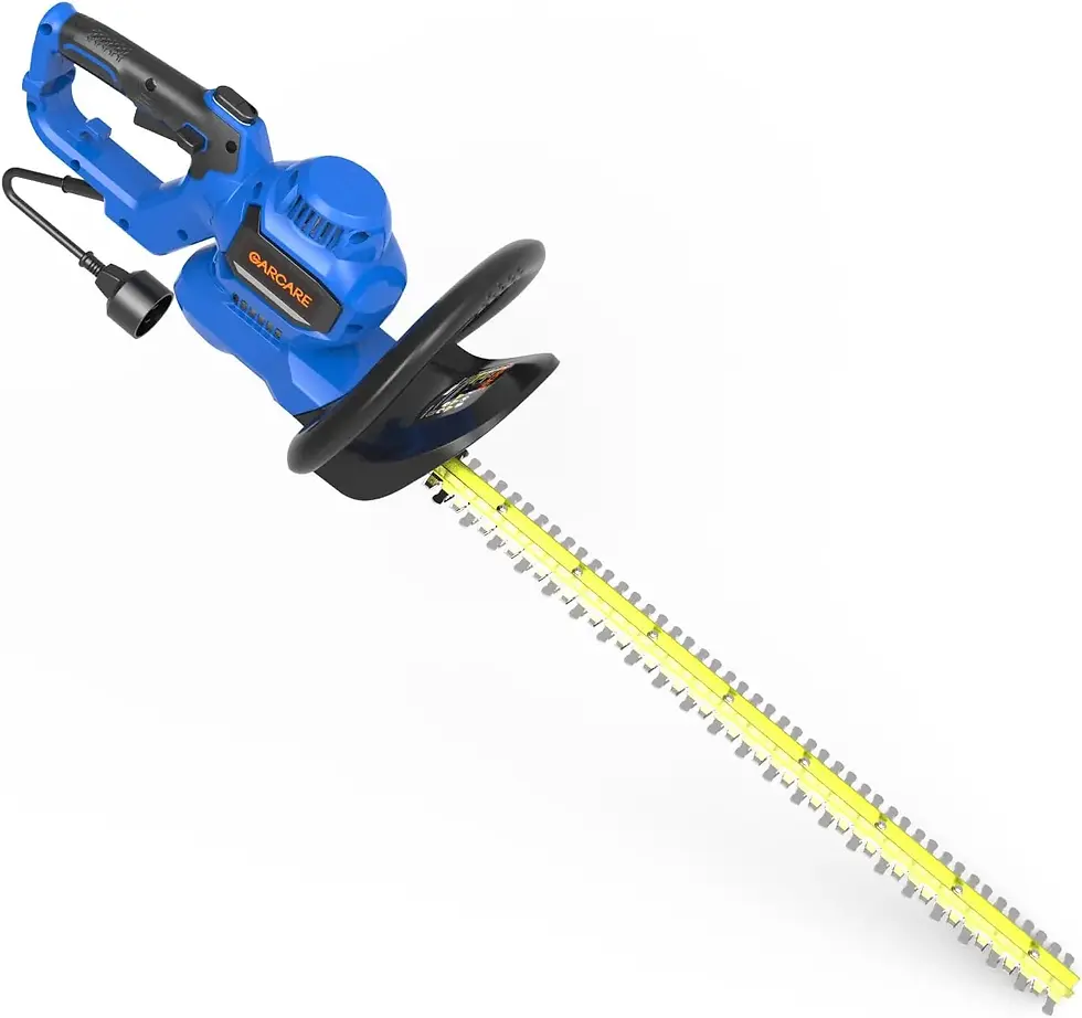 GARCARE Electric Hedge Trimmer Corded, Powerful 4.5Amp Hedge Shears