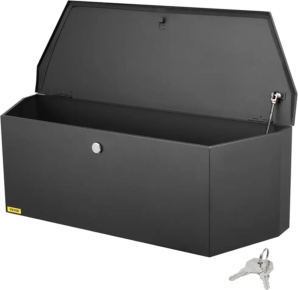 VEVOR Trailer Tongue Box, Heavy Duty Trailer Tongue Tool Box Storage
