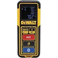 DEWALT Laser Measure Tool / Distance Meter, 100‑Feet with Bluetooth