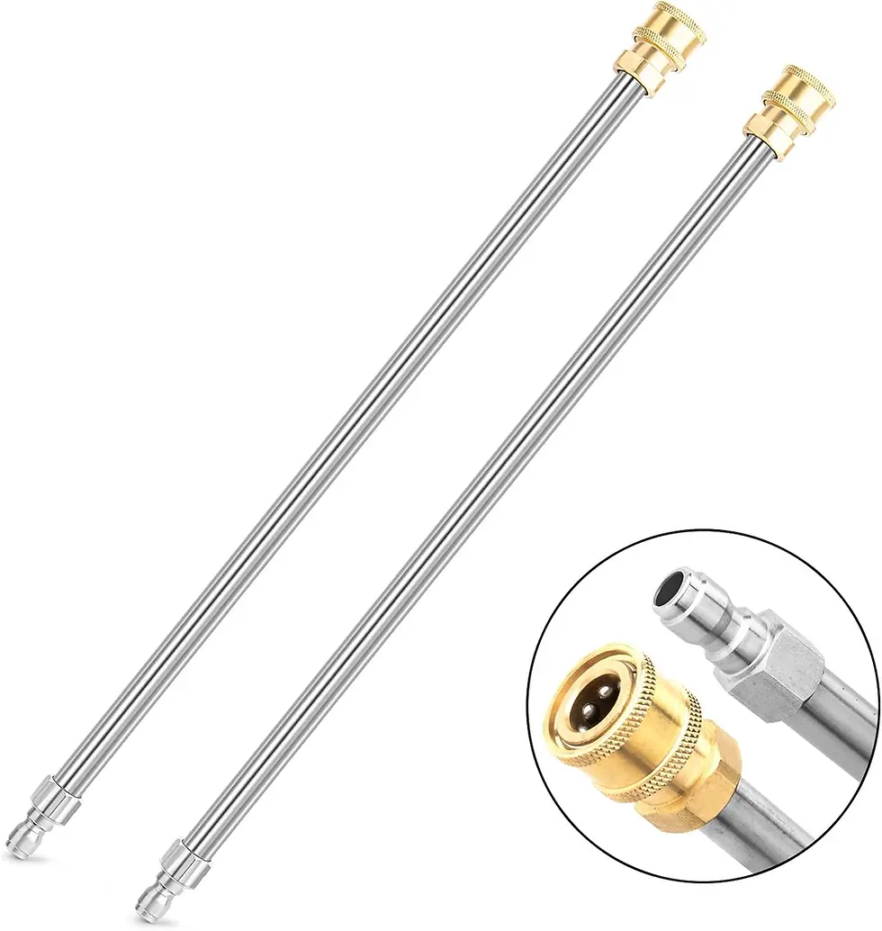 Pressure Washer Extension Wand, 2 Pack 17 Inch Stainless Steel