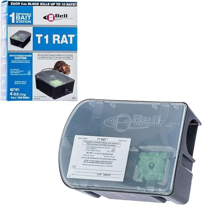 Bell Labs T1 Rat Disposable Bait Station