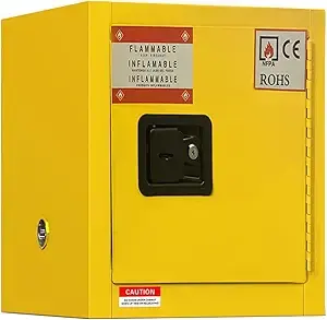 koxuyim Hazardous Steel Flammable Liquid Storage Cabinet