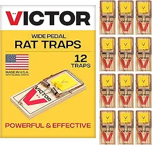 Victor Professional Rat Snap Trap with Metal Pedal