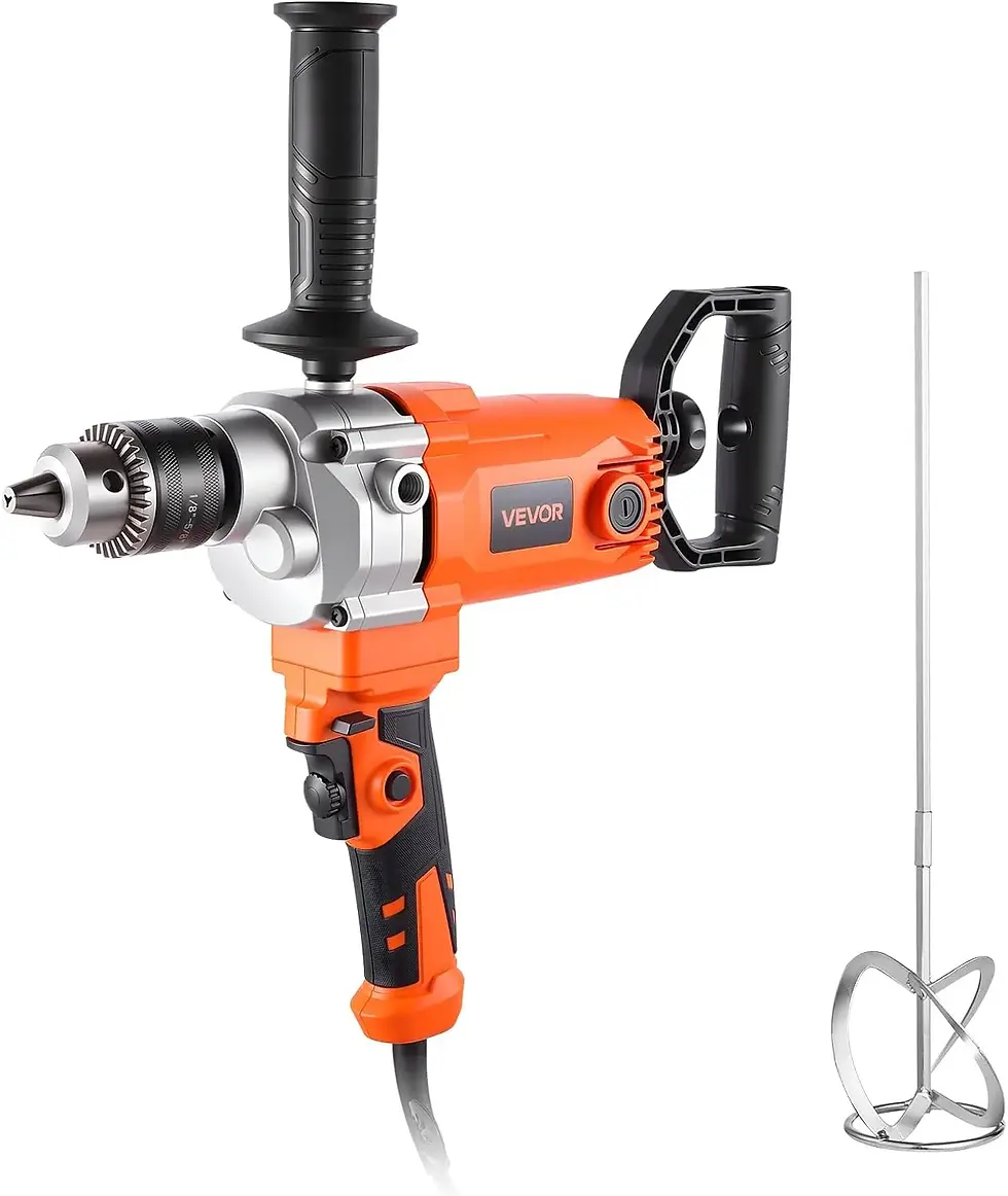VEVOR Drill Mixer, 5/8 inch Corded Electric Drill Mixer Set